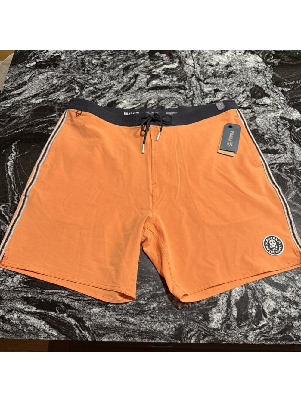 Roark Chiller Mixtape 17” Boardshorts Orange Mens Size 36 NWT RB454 $69